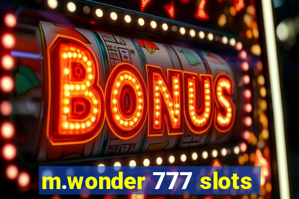 m.wonder 777 slots